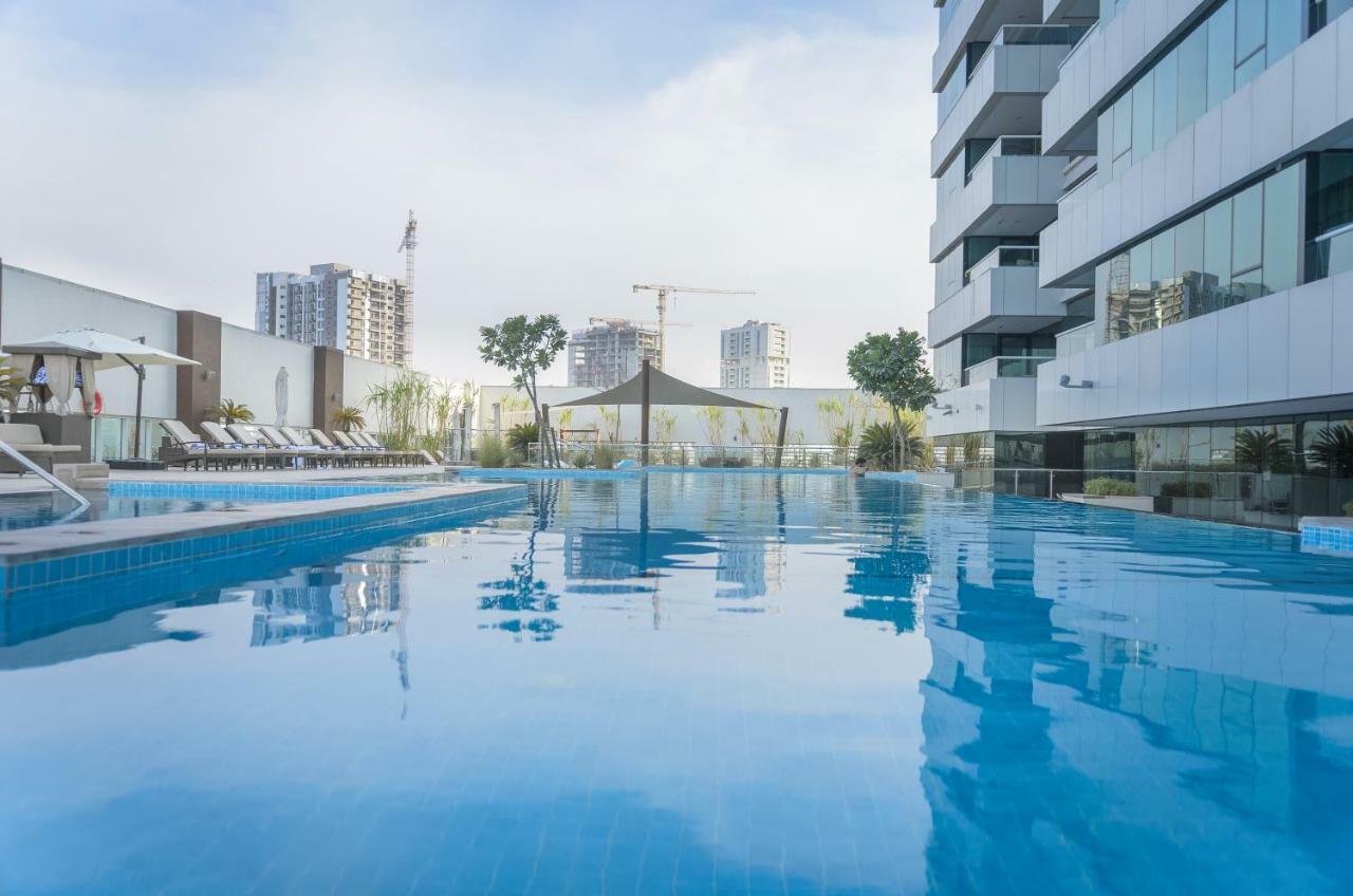 Waterfront Downtown- Damac Maison Canal View Dubai Ngoại thất bức ảnh