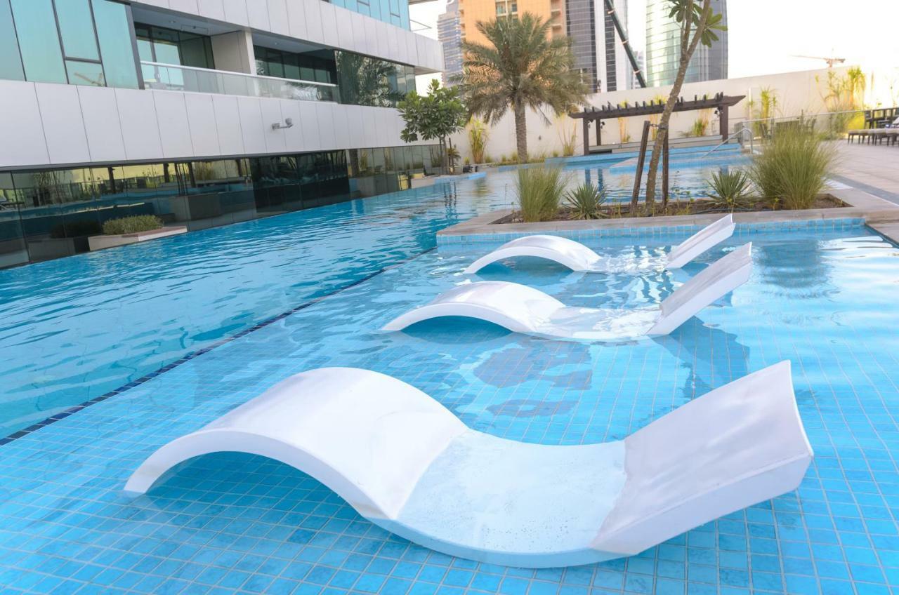 Waterfront Downtown- Damac Maison Canal View Dubai Ngoại thất bức ảnh